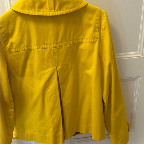 GAP Women's Yellow Utility Jacket with Toggle Closure - Picture 4 of 6